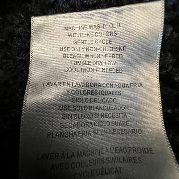 Levi's Men's Cotton Olive Denim Faux Shearling Utility Field Jacket, Size Large - Picture 15 of 16